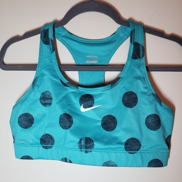 Nike Other - Nike pro dri fit polka dot sports bra